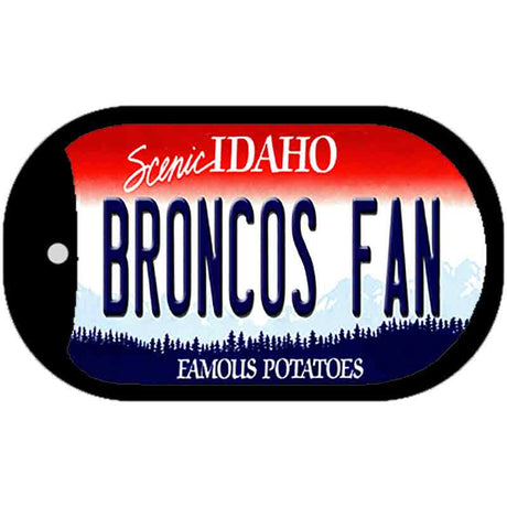 Broncos Fan Novelty Metal Dog Tag Necklace DT-12739