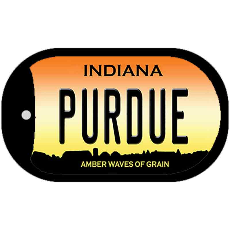 Purdue Novelty Metal Dog Tag Necklace DT-12760