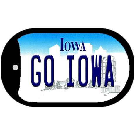 Go Iowa Novelty Metal Dog Tag Necklace DT-12765