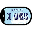 Go Kansas Novelty Metal Dog Tag Necklace DT-12776