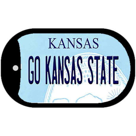 Go Kansas State Novelty Metal Dog Tag Necklace DT-12780