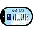 Go Wildcats Novelty Metal Dog Tag Necklace DT-12782