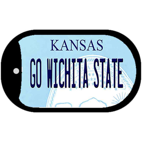 Go Wichita State Novelty Metal Dog Tag Necklace DT-12784