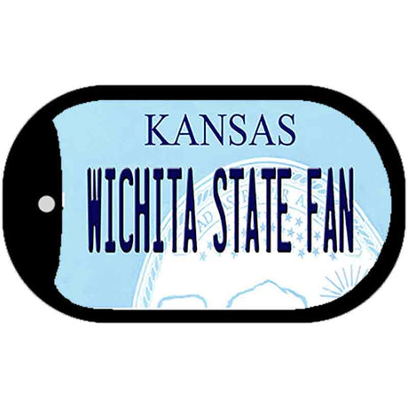 Wichita State Fan Novelty Metal Dog Tag Necklace DT-12785