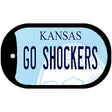 Go Shockers Novelty Metal Dog Tag Necklace DT-12787