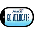 Go Wildcats Novelty Metal Dog Tag Necklace DT-12791