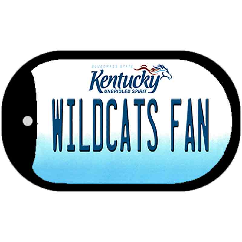 Wildcats Fan Novelty Metal Dog Tag Necklace DT-12792