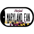 Maryland Fan Novelty Metal Dog Tag Necklace DT-12804