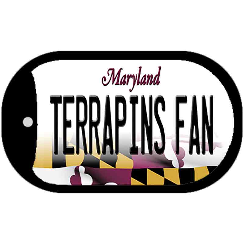 Terrapins Fan Novelty Metal Dog Tag Necklace DT-12807