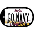 Go Navy Novelty Metal Dog Tag Necklace DT-12809