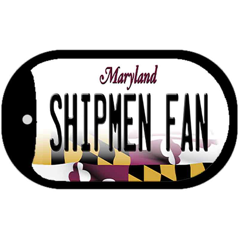 Shipmen Fan Novelty Metal Dog Tag Necklace DT-12813