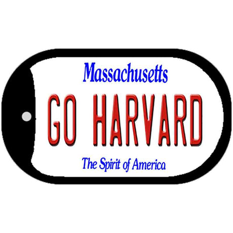 Go Harvard Novelty Metal Dog Tag Necklace DT-12827