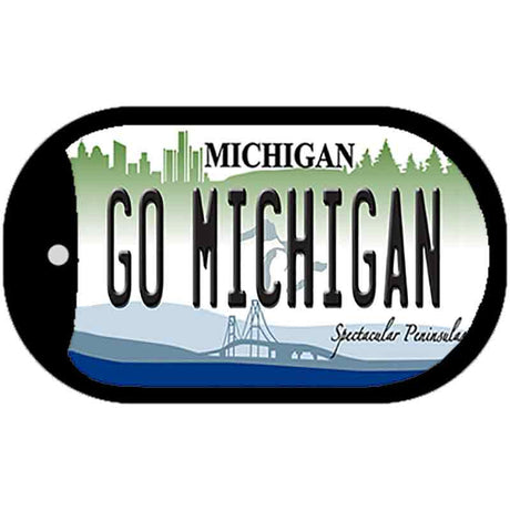 Go Michigan Novelty Metal Dog Tag Necklace DT-12831