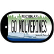 Go Wolverines Novelty Metal Dog Tag Necklace DT-12833