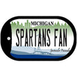 Spartans Fan Novelty Metal Dog Tag Necklace DT-12838