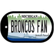 Broncos Fan Novelty Metal Dog Tag Necklace DT-12844