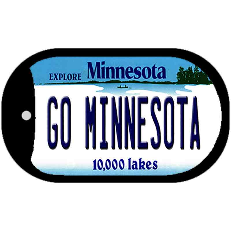 Go Minnesota Novelty Metal Dog Tag Necklace DT-12845