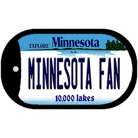 Minnesota Fan Novelty Metal Dog Tag Necklace DT-12846