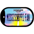 Mississippi Fan Novelty Metal Dog Tag Necklace DT-12849