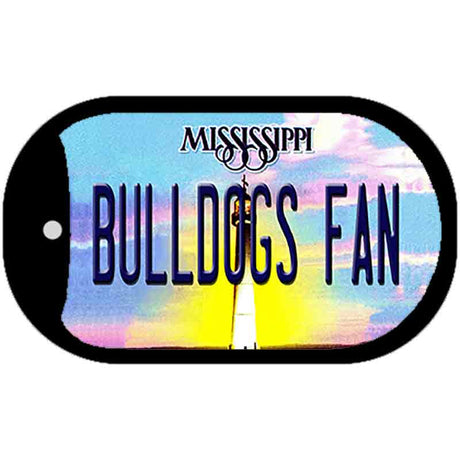 Bulldogs Fan Novelty Metal Dog Tag Necklace DT-12855