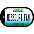 Missouri Fan Novelty Metal Dog Tag Necklace DT-12857