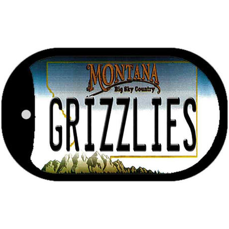 Grizzlies Novelty Metal Dog Tag Necklace DT-12861