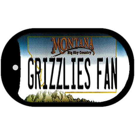 Grizzlies Fan Novelty Metal Dog Tag Necklace DT-12863