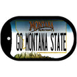 Go Montana State Novelty Metal Dog Tag Necklace DT-12865