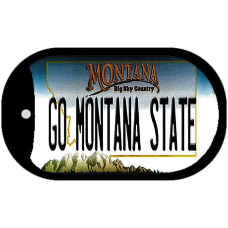 Go Montana State Novelty Metal Dog Tag Necklace DT-12865