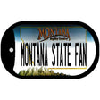 Montana State Fan Novelty Metal Dog Tag Necklace DT-12866