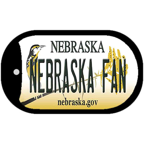 Nebraska Fan Novelty Metal Dog Tag Necklace DT-12871