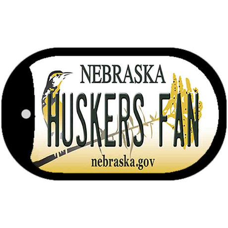 Huskers Fan Novelty Metal Dog Tag Necklace DT-12873