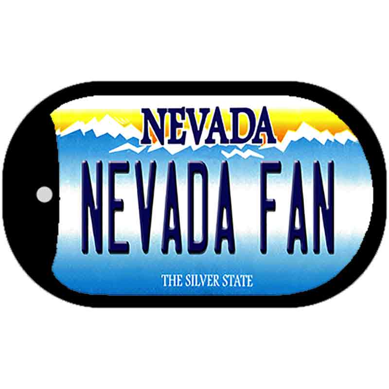 Nevada Fan Novelty Metal Dog Tag Necklace DT-12875