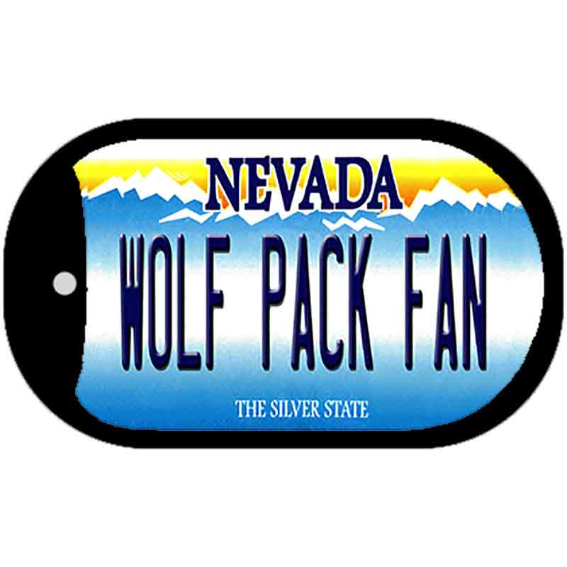 Wolf Pack Fan Novelty Metal Dog Tag Necklace DT-12878