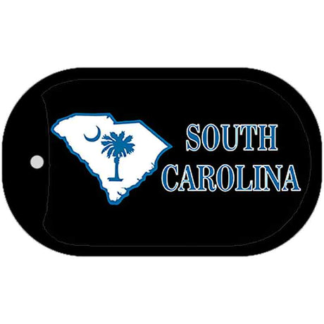 South Carolina State Flag Metal Novelty Dog Tag Necklace DT-1289