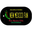 New Mexico Fan Novelty Metal Dog Tag Necklace DT-12902