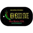 New Mexico State Novelty Metal Dog Tag Necklace DT-12906