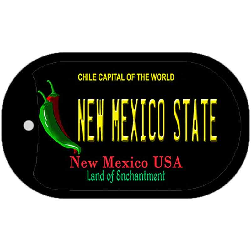 New Mexico State Novelty Metal Dog Tag Necklace DT-12906