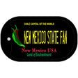 New Mexico State Fan Novelty Metal Dog Tag Necklace DT-12908