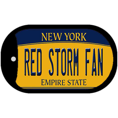 Red Storm Fan Novelty Metal Dog Tag Necklace DT-12917