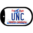 Univ North Carolina Novelty Metal Dog Tag Necklace DT-12937