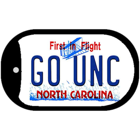 Go Univ North Carolina Novelty Metal Dog Tag Necklace DT-12938