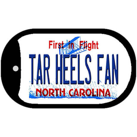 Tar Heels Fan Novelty Metal Dog Tag Necklace DT-12941