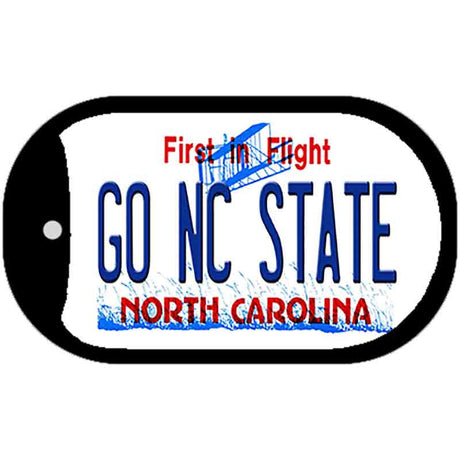 Go North Carolina State Novelty Metal Dog Tag Necklace DT-12942