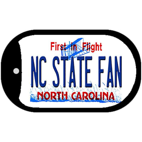 North Carolina State Fan Novelty Metal Dog Tag Necklace DT-12943