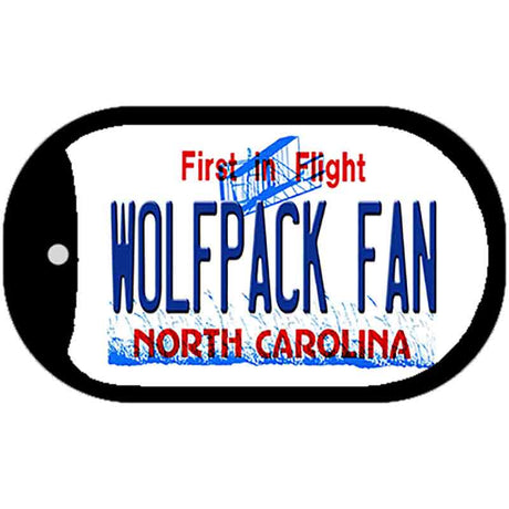 Wolfpack Fan Novelty Metal Dog Tag Necklace DT-12945