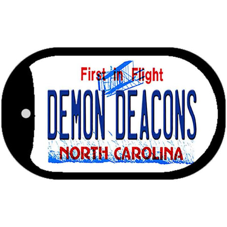 Demon Deacons Novelty Metal Dog Tag Necklace DT-12948