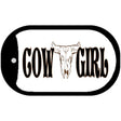 Cowgirl Novelty Metal Dog Tag Necklace DT-1294