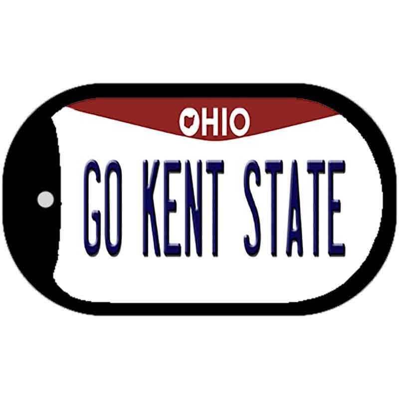 Go Kent State Novelty Metal Dog Tag Necklace DT-12958