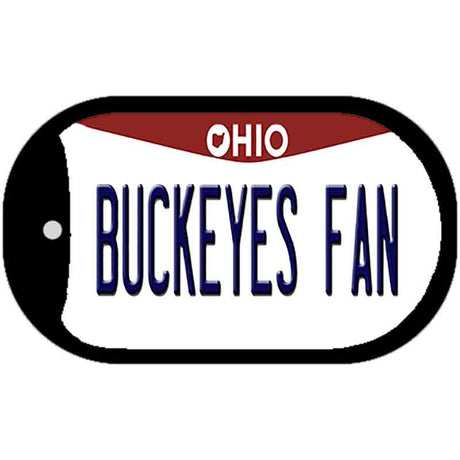 Buckeyes Fan Novelty Metal Dog Tag Necklace DT-12966